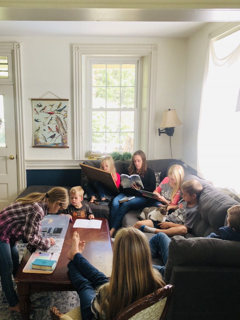Ambleside Online Homeschool Curriculum For A Large Family